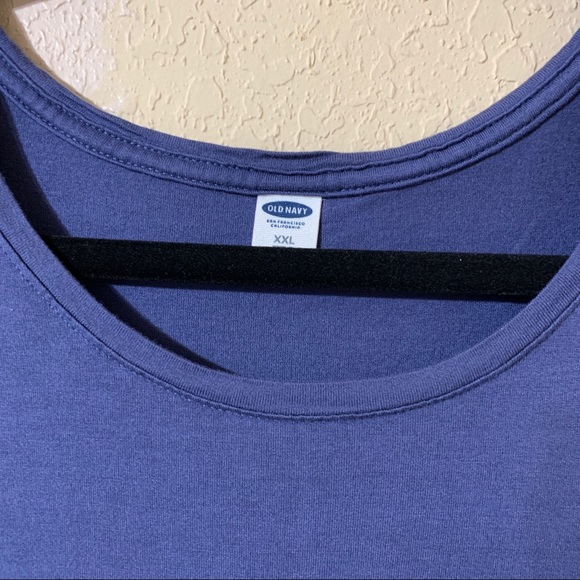 Old Navy Love More Embroidered Blue Shirt 2X XXL - Picture 2 of 7